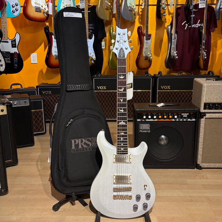 PRS S2 - McCarty 594 Thinline NITRO Satin White  w/ Deluxe PRS Gig Bag - Pearl White