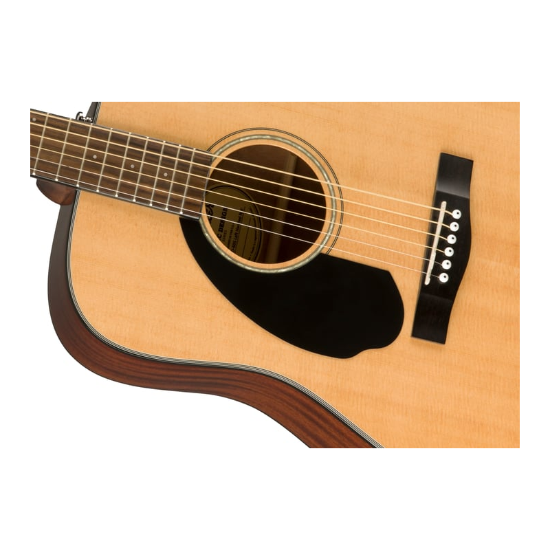 Fender CD-60S Dread Left-Handed, Natural WN (Natural)