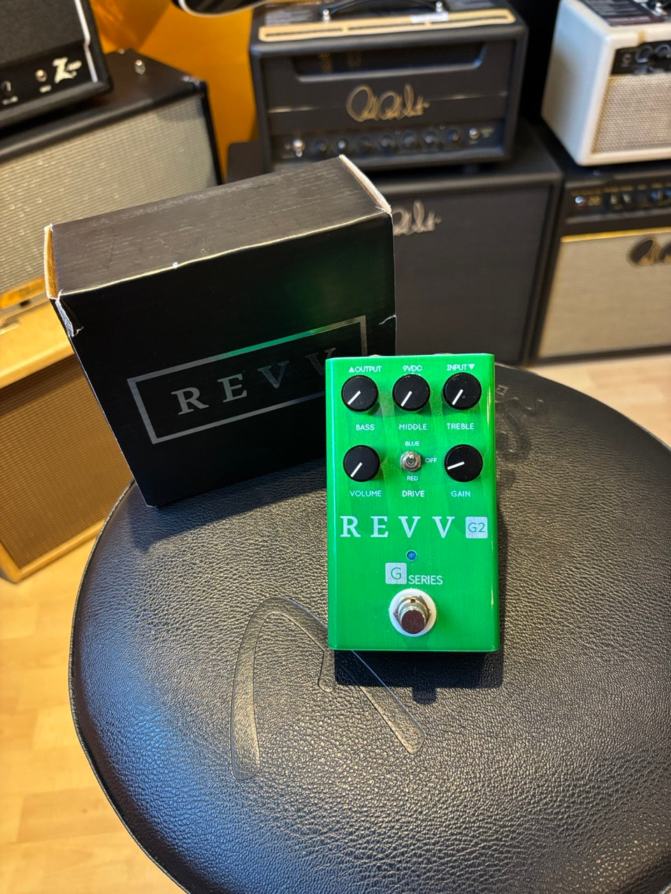 Revv Amplification - G2 Overdrive - Crunch Pedal (V1 Green) - USED