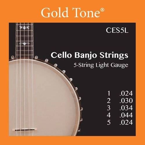 Gold Tone CES5L Cello Banjo String Set - Light