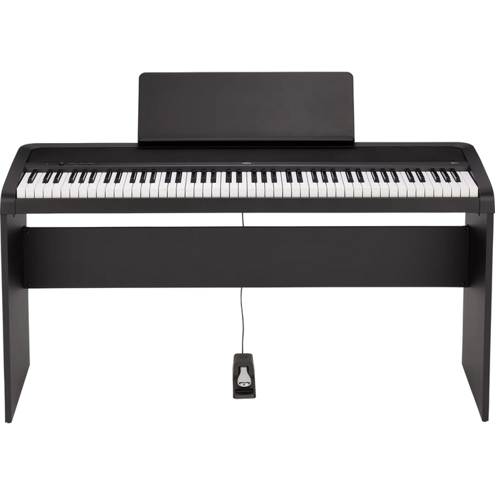 Korg B2PLUSSPBK 88-key Digital Piano with Stand - Black