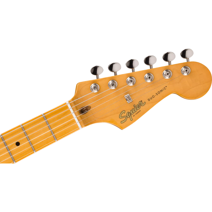 Squier Classic Vibe Duo-Sonic HS, Maple Fingerboard, Gold Anodized Pickguard (Desert Sand)  0374096589