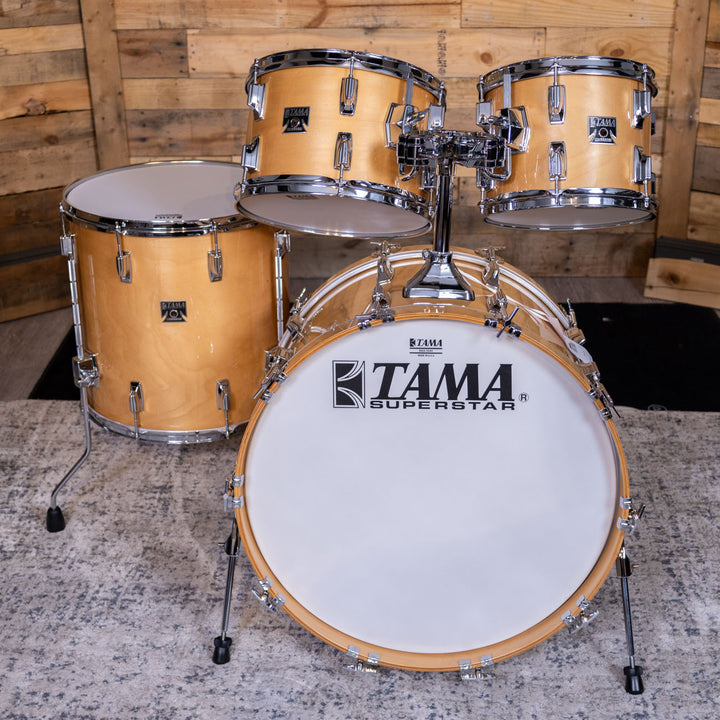TAMA SU42RSSPM 50th Limited Superstar Reissue 4-piece shell pack with 22" bass drum - Super Maple