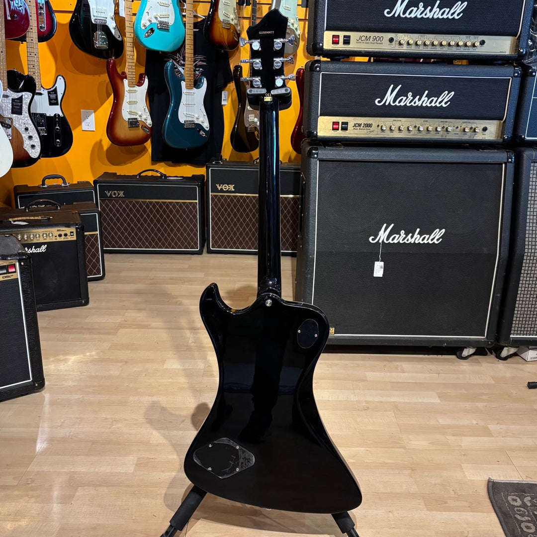 Hagstrom  Fantomen Electric Guitar with Hard Shell Case (Black Gloss) FANT-BLK