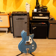 Supro Sahara Electric Guitar - Wedgewood Blue Metallic (Demo)