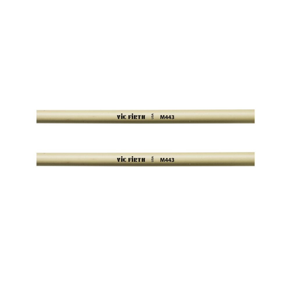 Vic Firth M443 Articulate Series Keyboard Mallet - 7/8" Phenolic w/ brass weight, Round