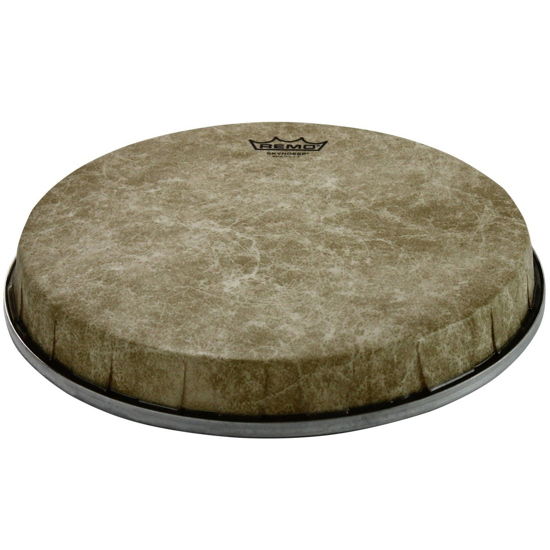 Remo M5-1201-SD-0099 Djembe Drumhead, R Series, 12" x 1/2", SKYNDEEP, Wide Hoop, Beige FIBERSKYN