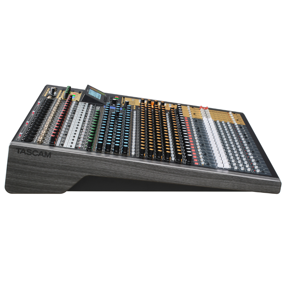 Tascam Model 2400 24-Track Flagship Analog Recording Console & Live Mixer w/ Audio Interface