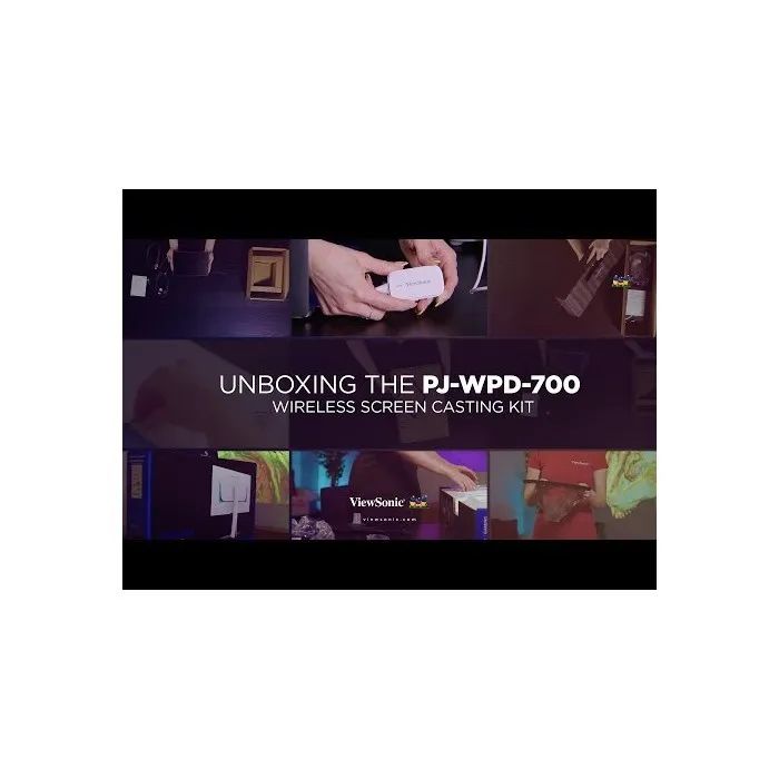 Viewsonic PJ-WPD-700 Wireless Screen Casting Kit  Easy Setup & Sharing
