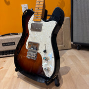 Squier - "Classic Vibe 70's RI Telecaster Thinline" (3T Sunburst) w/ Hard Shell Case - USED