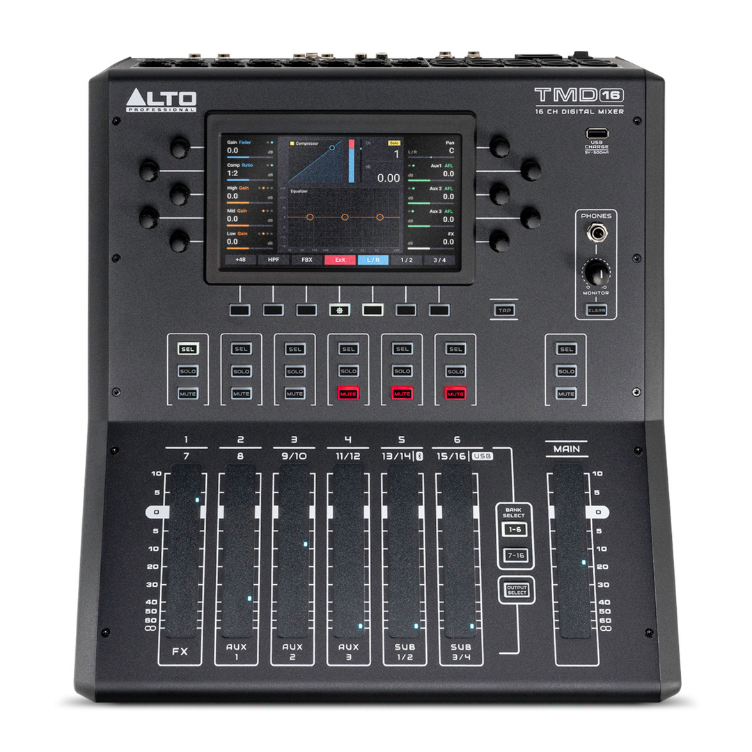 Alto Professional TMD16 16-channel Compact Mixer with Bluetooth