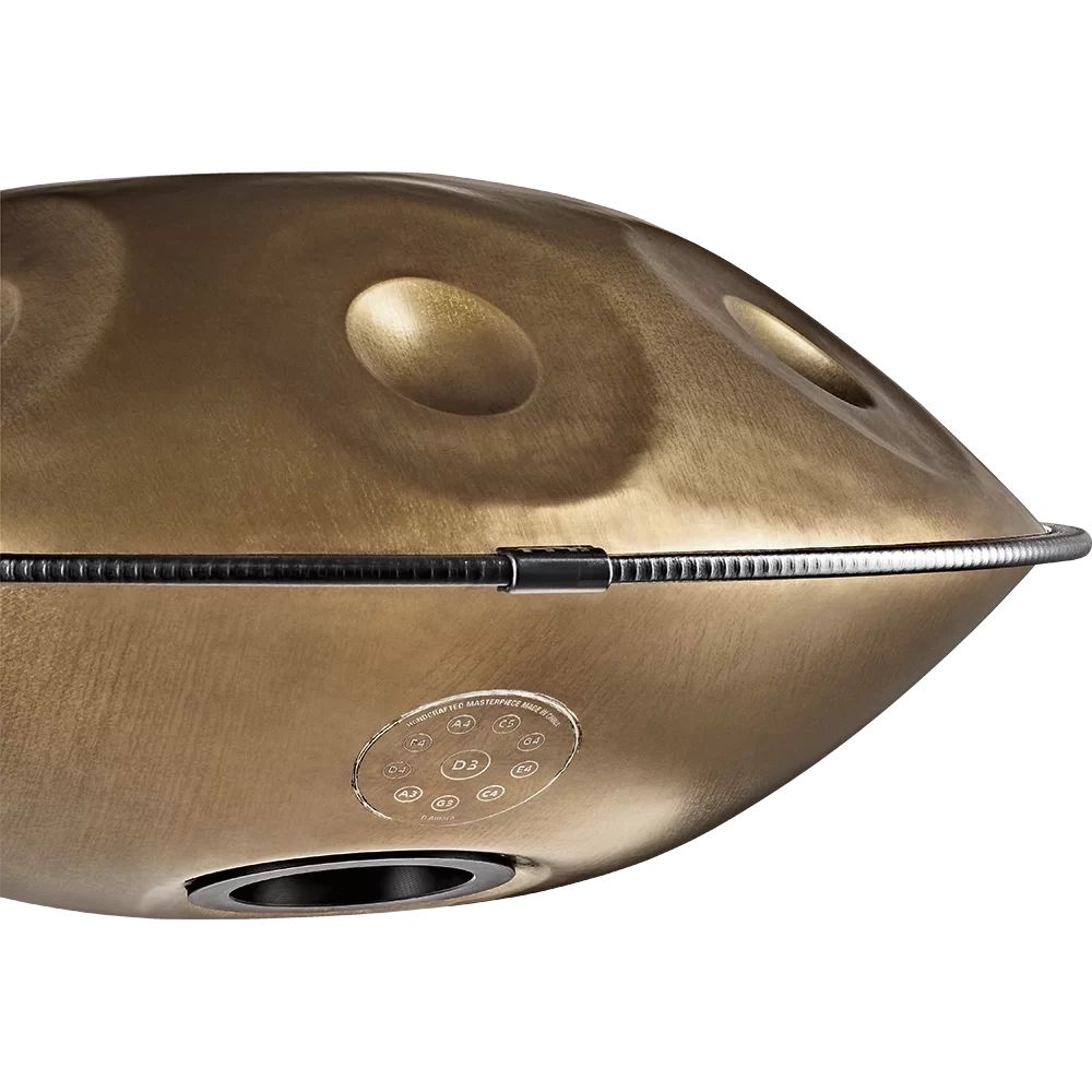 Meinl Sonic Energy Sensory Handpan, 10-Note, D Amara - Vintage Gold
