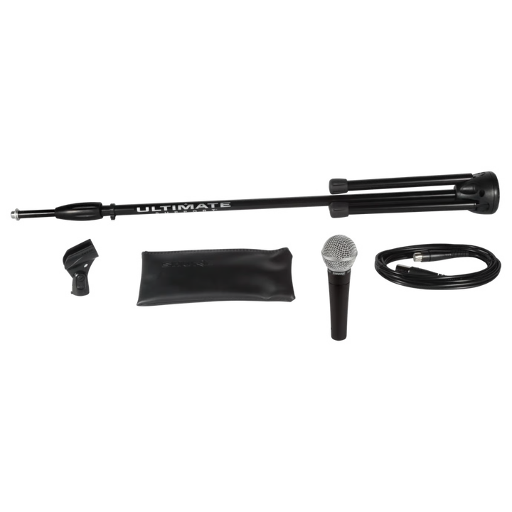 Shure SM58-CN-BTS Stage Performance Microphone and Stand Package