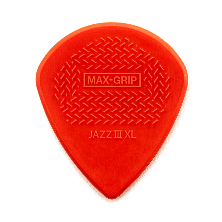Dunlop 581PXLN Max-Grip Jazz III XL Nylon Pick 1.38mm – 6 Pack