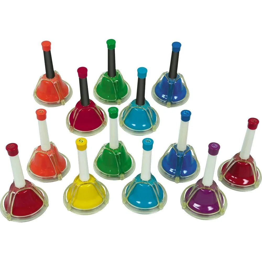 Boomwhackers RB117 Combined Hand/Desk Bell Set