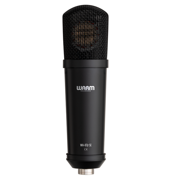 Warm Audio WA87JR-SE-BLK Studio Essential Cardioid 87 style condenser Mic - Black