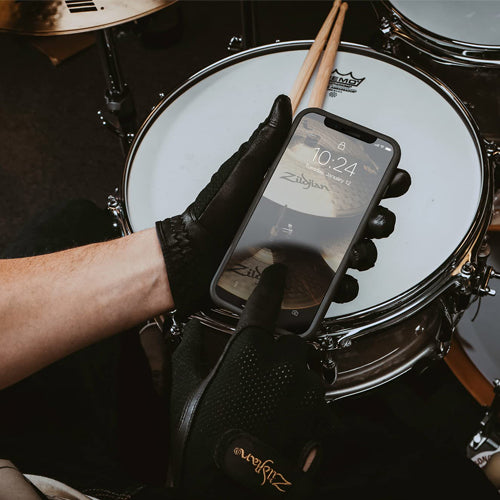Zildjian ZXGL0013- Zildjian Touchscreen Drummer's Gloves - Large