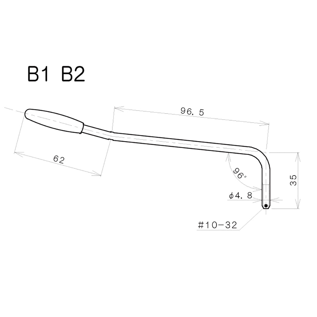 Allparts BP-0017 Gotoh US 10-32 Tremolo Arm Aged Finish