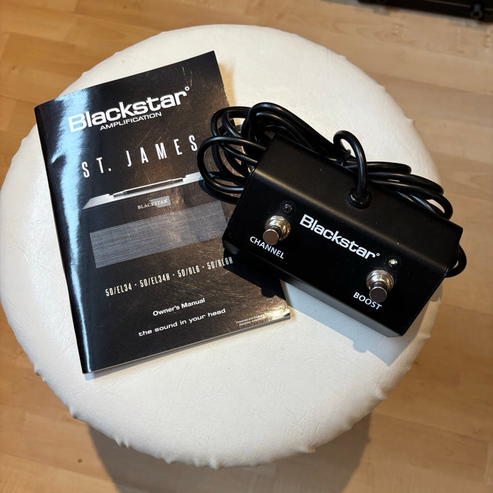 Blackstar - St James EL34 - 50 Watt Tube Head w/ Switch & User Guide Booklet - USED