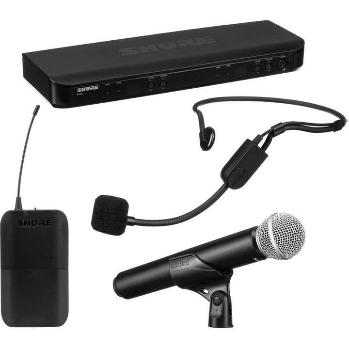 Shure BLX1288/P31 Combo Handheld & Headset Wireless Microphone System (Freq: H10)