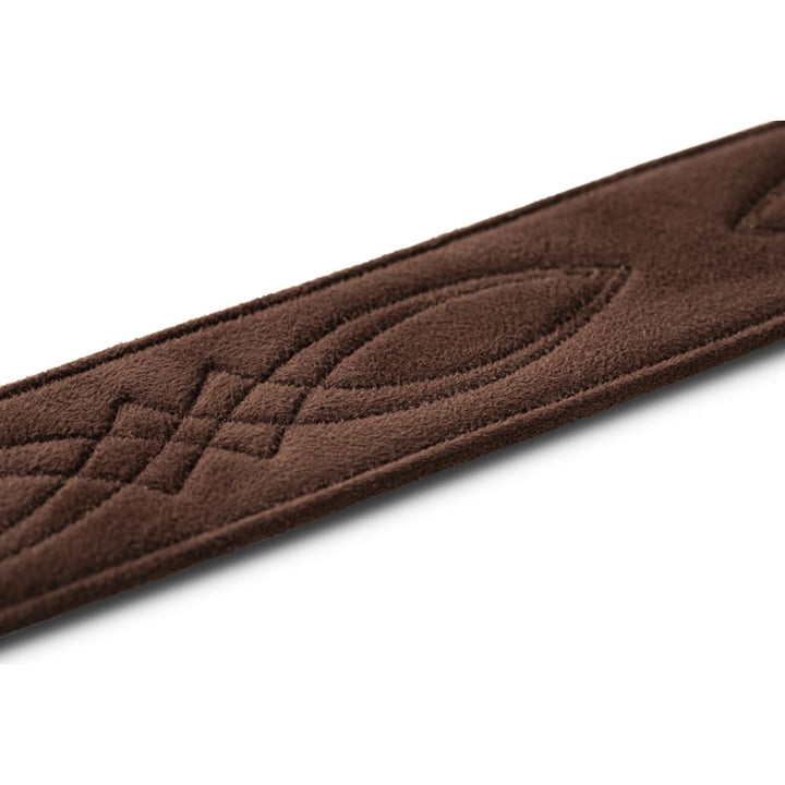 Taylor Guitars 2'' Vegan Leather Strap with Stitching - Chocolate Brown