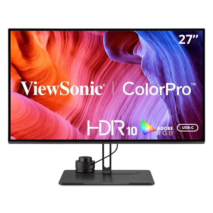 Viewsonic VP2786-4K 27" ColorPro Monitor  4K UHD, USB-C 90W, Integrated ColorPro Wheel