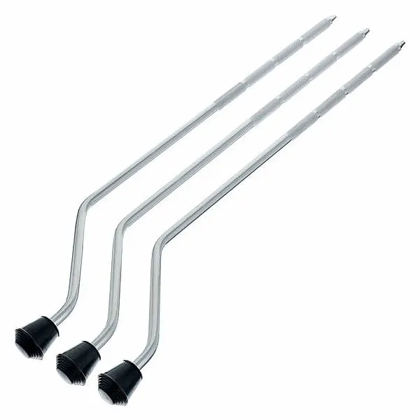 Tama  MFLSL3PU- Tama Air Pocket Floor Tom Legs Smoked Black Nickel (3PCS SET)