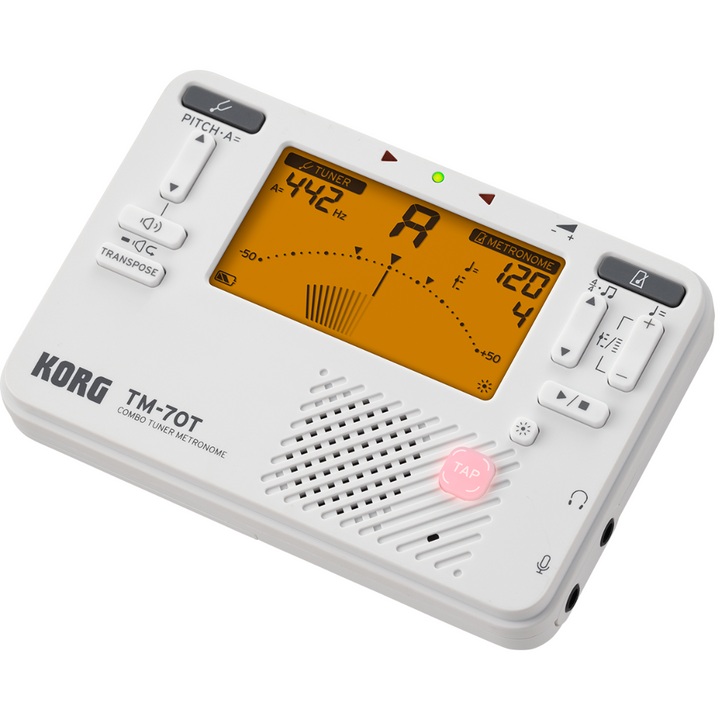 Korg TM70TWH Tuner Metronome - White