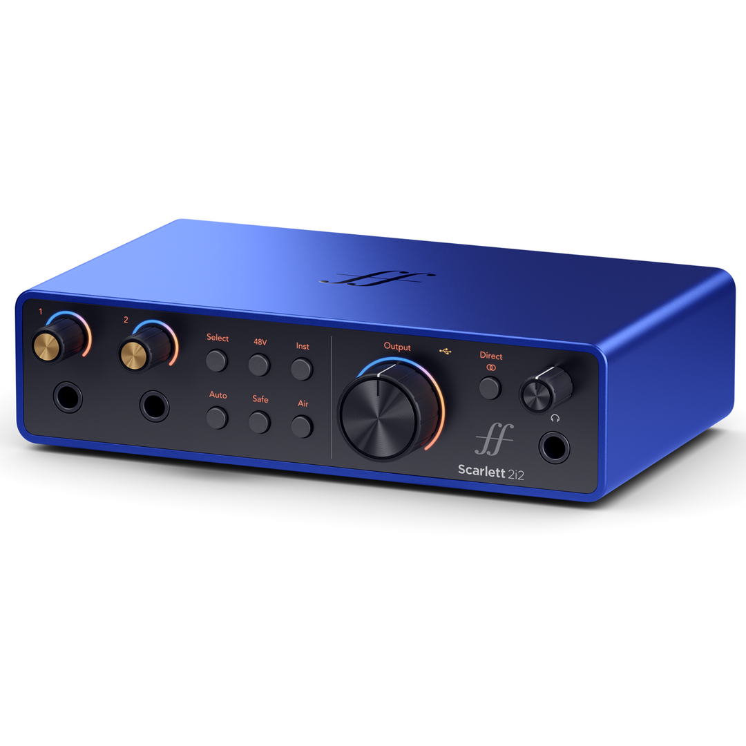 Focusrite Scarlett 2I2 4th-Gen - 40th Anniversary ISA-Blue – Music Focusrite Scarlett 2I2 4th-Gen - 40th Anniversary ISA-Blue – Music