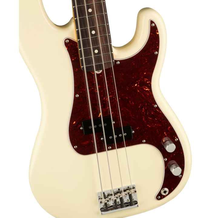 Fender American Professional II Precision Bass (Olympic White) Electric Bass Guitar