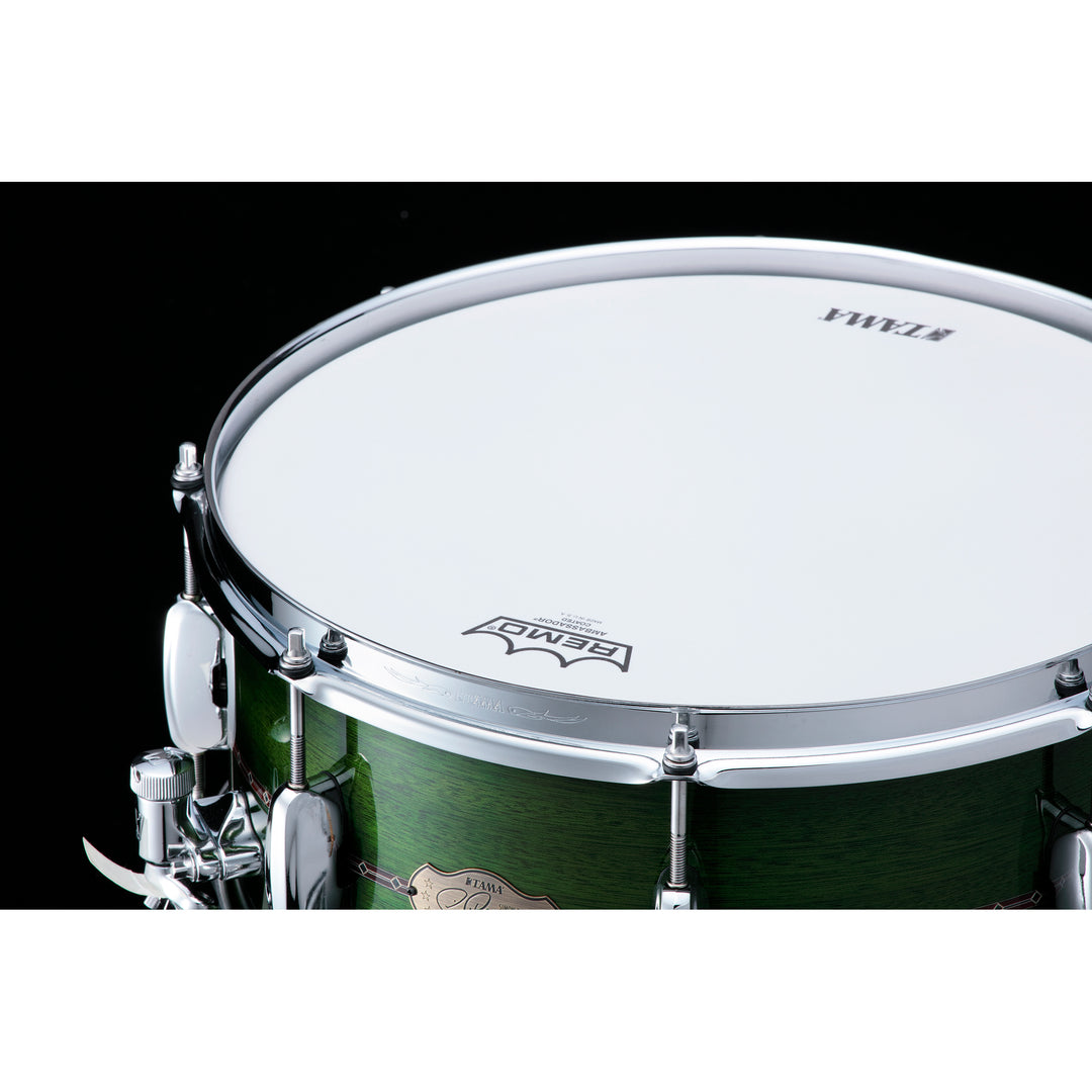 Tama Simon Phillips Signature 14"x6.5" Snare Drum - Green Lacquer Finish