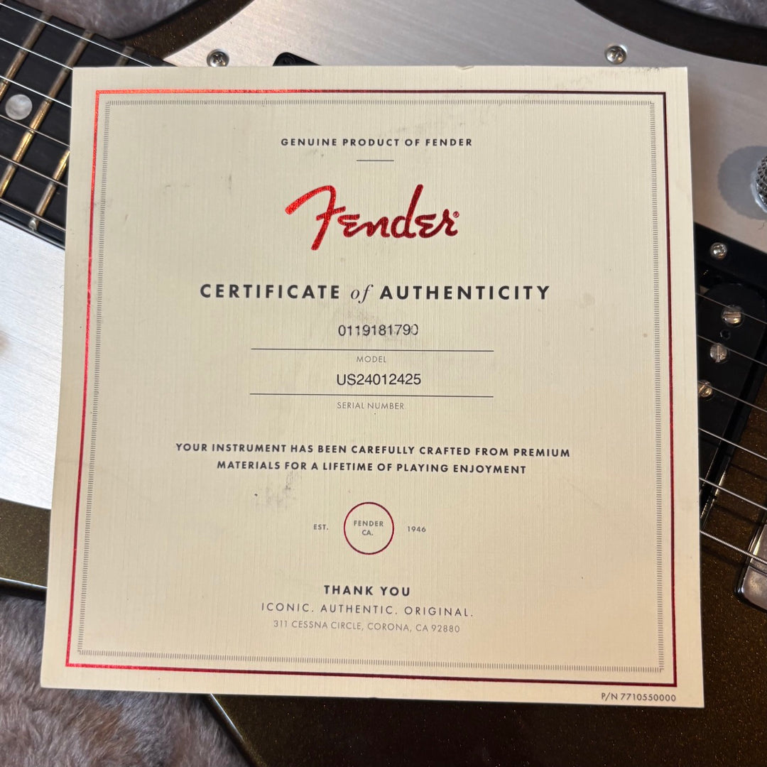 Fender - Metora Ultra II Texas Tea Ebony Fretboard  w/OHSC & COA ( USA - 2024) - USED