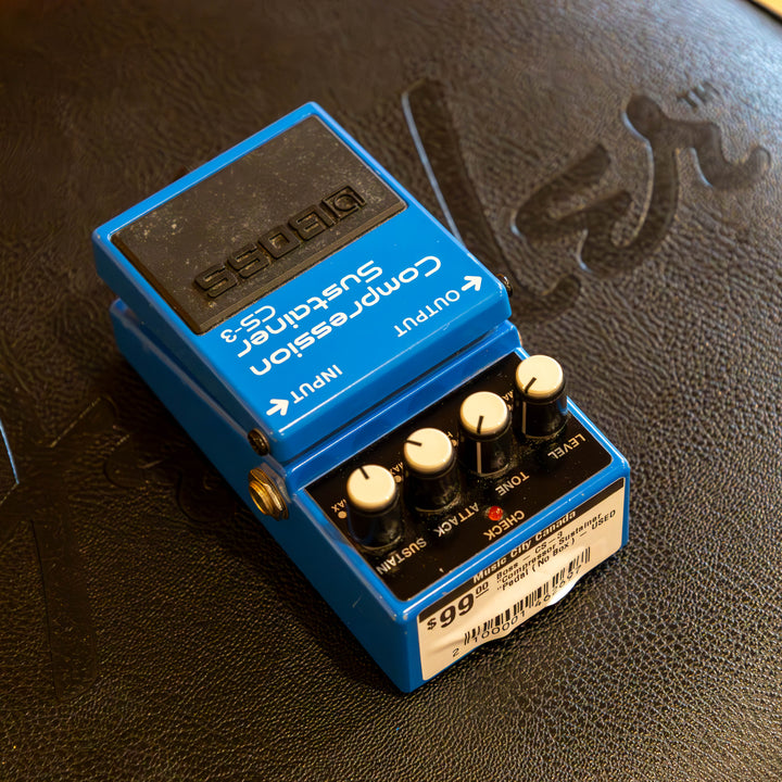 Boss - CS-3 Compressor Sustainer Pedal ( No Box ) - USED