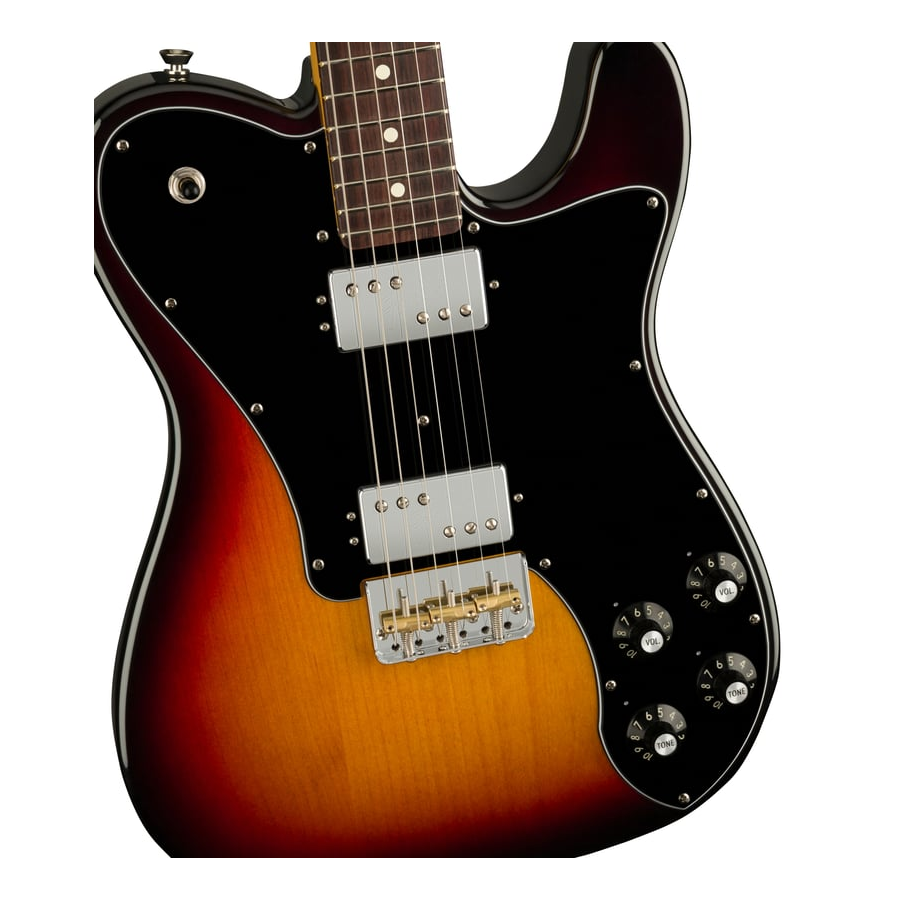Fender American Professional II Telecaster Deluxe Rosewood Fingerboard (3-Color Sunburst) Electric Guitar