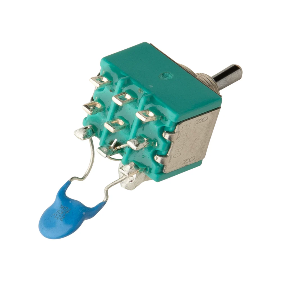 PRS 3PDT Mini Toggle Switch w/ 220 pF Capacitor