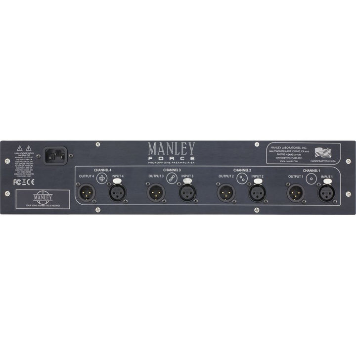 Manley FORCE 4 Channel Microphone Preamp