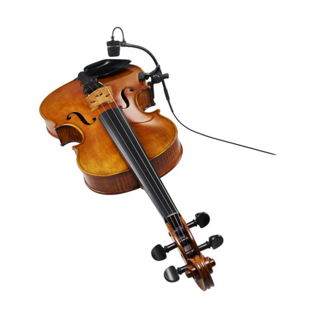 Audio-Technica ATM355VF Clip-On Cardioid Condenser Instrument Microphone with Power Module for Wireless & Wired (cW-Style & XLR Connectors)