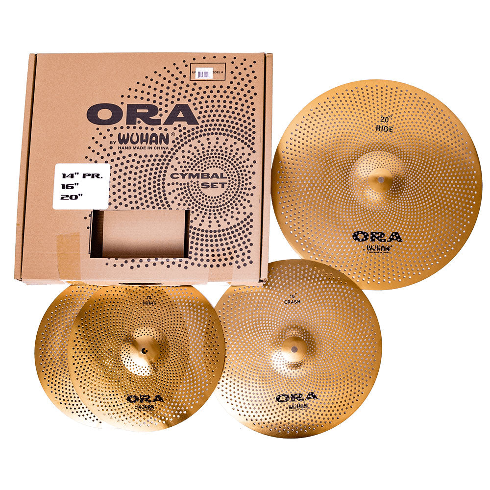 Wuhan WUORASET3 - ORA Outward Reduced Audio Box Cymbal Set (14HH, 16CR, 20RI)