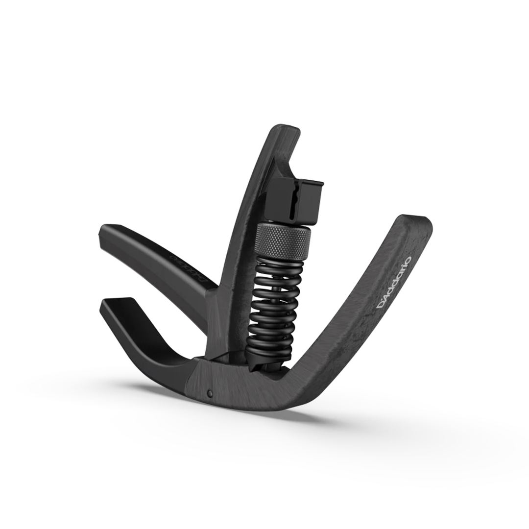 D'Addario PW-CP-22 Artist+ Carbon Capo Adjustable Tension (Black)
