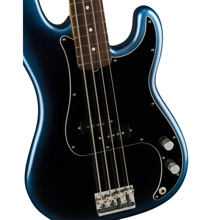 Fender American Professional II Precision Bass Rosewood Fingerboard Electric Bass Guitar - Dark Night