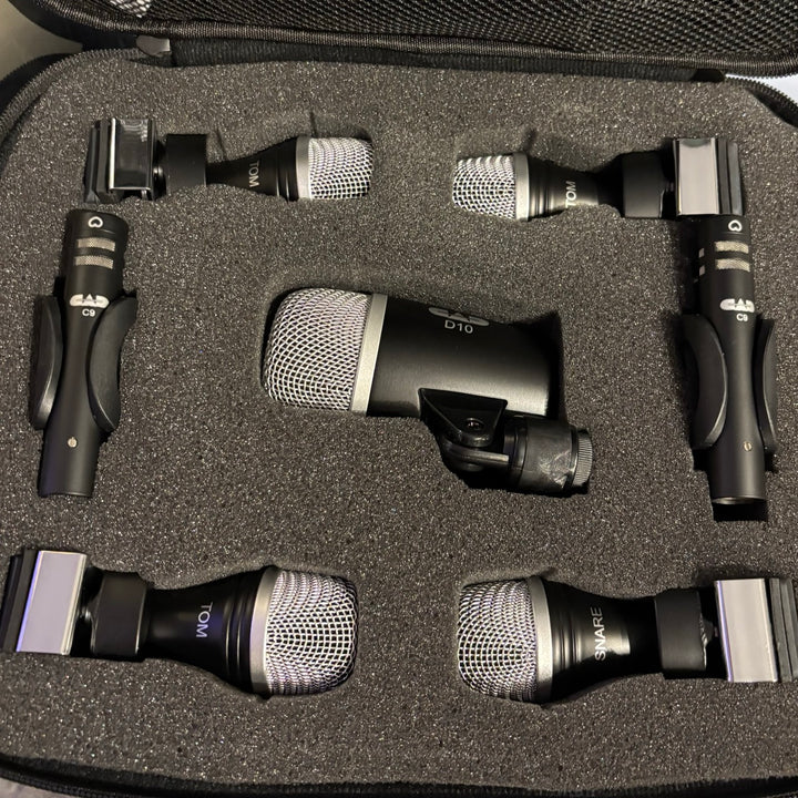 CAD Audio STAGE7 - 7-piece Drum Microphone Pack w/ Carry Bag (Used)