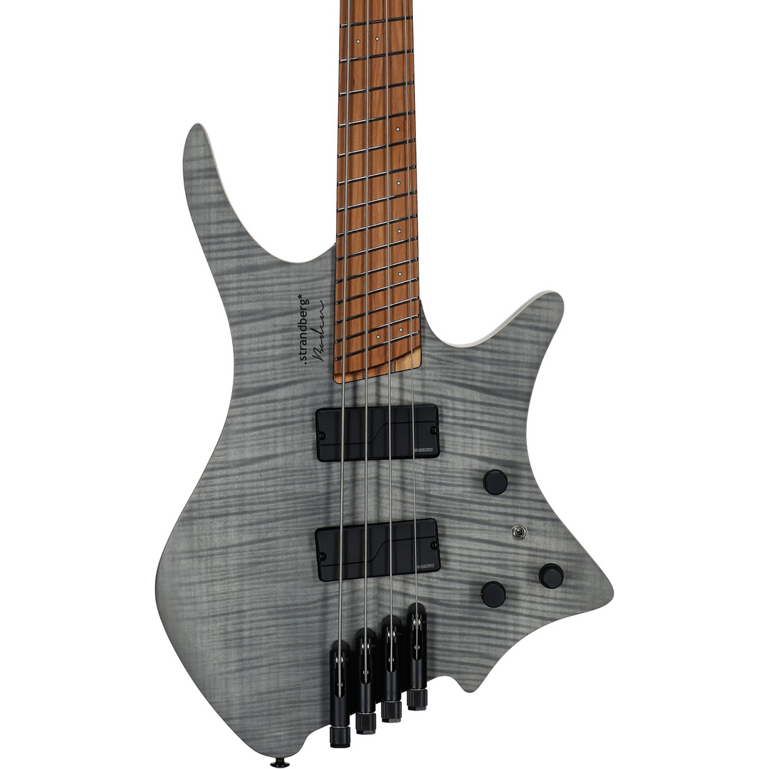 Strandberg BB4CT-23S-M-F-BK Boden Bass Standard 4 Bass Guitar - Charcoal