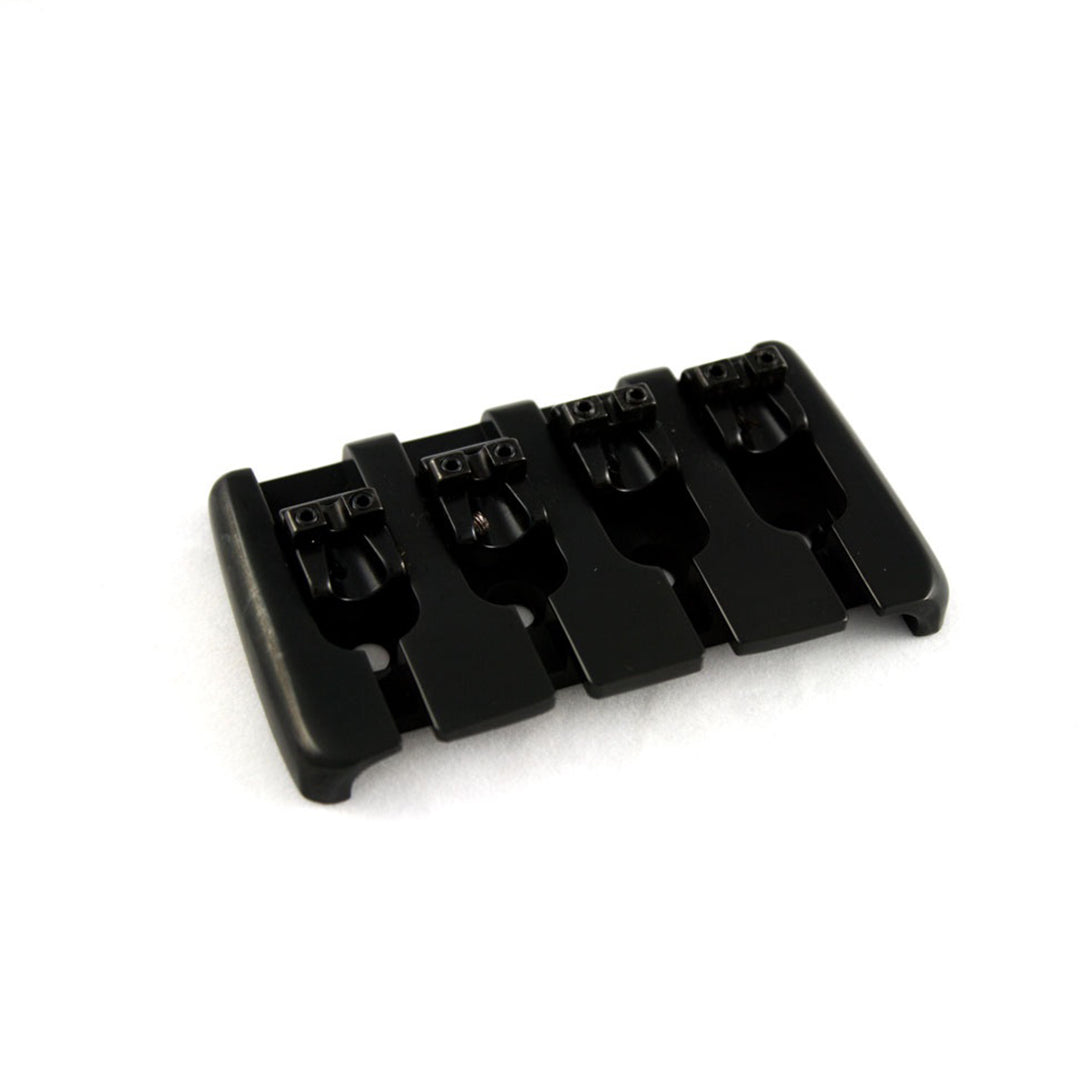 Allparts BB-3533 Modern Quick Release 4-string Bass Bridge Black