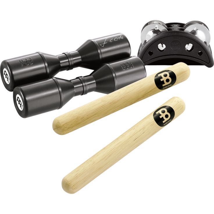 Meinl Percussion Perc Pack Shaker Foot Tambourine Claves