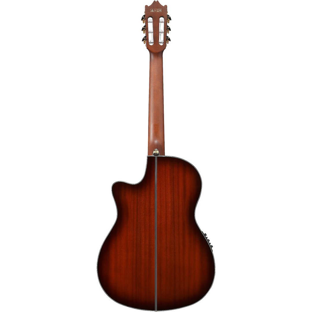 Ibanez GA35TCEVLS Thinline Cutaway Classical Acoustic-Electric Violin Sunburst High Gloss