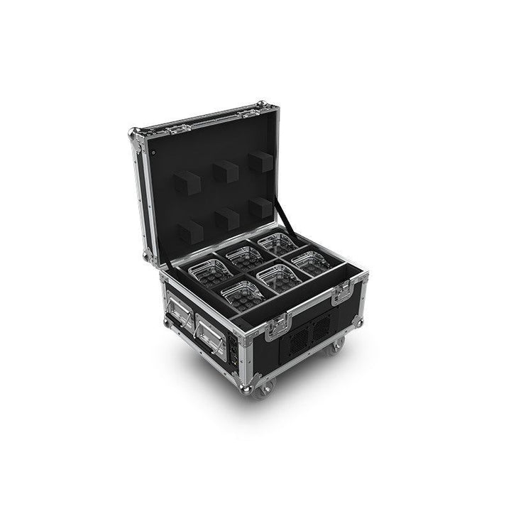Chauvet Pro WELL-FITXX6 Kit of (6) IP65 Wireless LED Wash Comes in chargeable flight case with RF remote