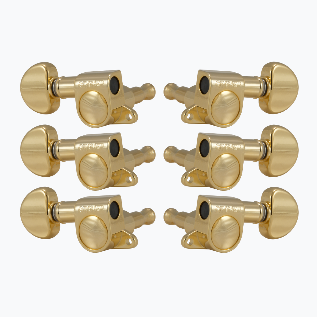 Allparts TK-7906 Grover® 205 Series 3x3 Mini Rotomatics Gold 205G