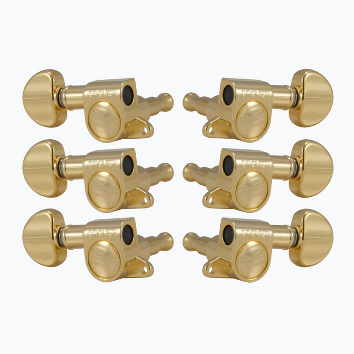 Allparts TK-7906 Grover® 205 Series 3x3 Mini Rotomatics Gold 205G