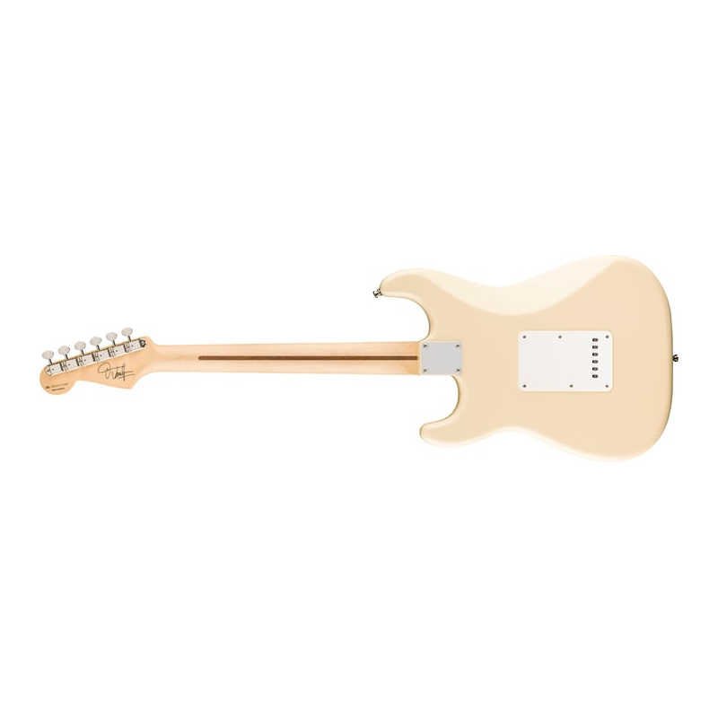 Fender Jimmie Vaughan Tex-Mex Strat, Maple Fingerboard (Olympic White)
