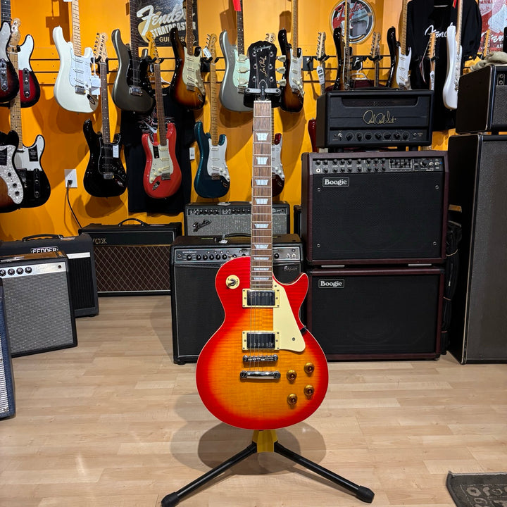 Epiphone - Les Paul STD FM Top - Cherry  Sunburst w/ HD Case (1998) - USED